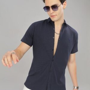 PR3 Shirts 008 – HS Navy || Half Sleeve Shirt
