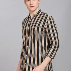 PR3 Shirts 006 – Yellow Stripes || Full Sleeve Shirt