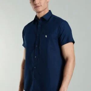 LS 001 || Navy || Half Sleeve Shirt