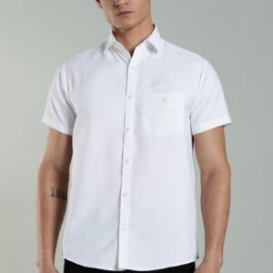 LS 001 || White || Half Sleeve Shirt