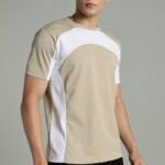 RHSOO1 || Beige|| Round Neck Half Sleeve