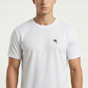 RHSOO2A||WHITE|| Round Neck Half Sleeve