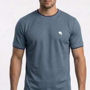 RHSOO2B||BLUE|| Round Neck Half Sleeve